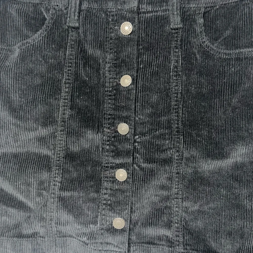 American Eagle Outfitters Blue A-line Corduroy Mini‎ Skirt - Image 3
