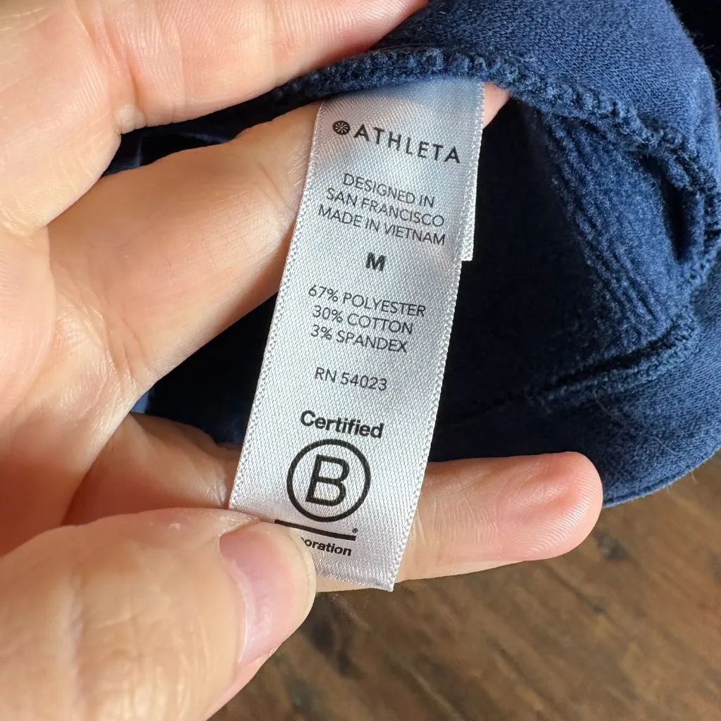 Athleta blue Cozy Karma pullover sweatshirt - Image 5