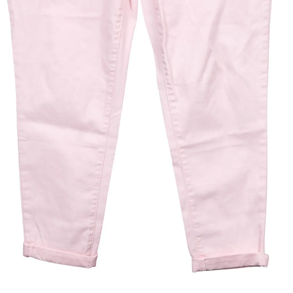 Bandolino Lisbeth Ankle Skinny Jeans 12 Womens Light Pink Cotton Blend - Image 3