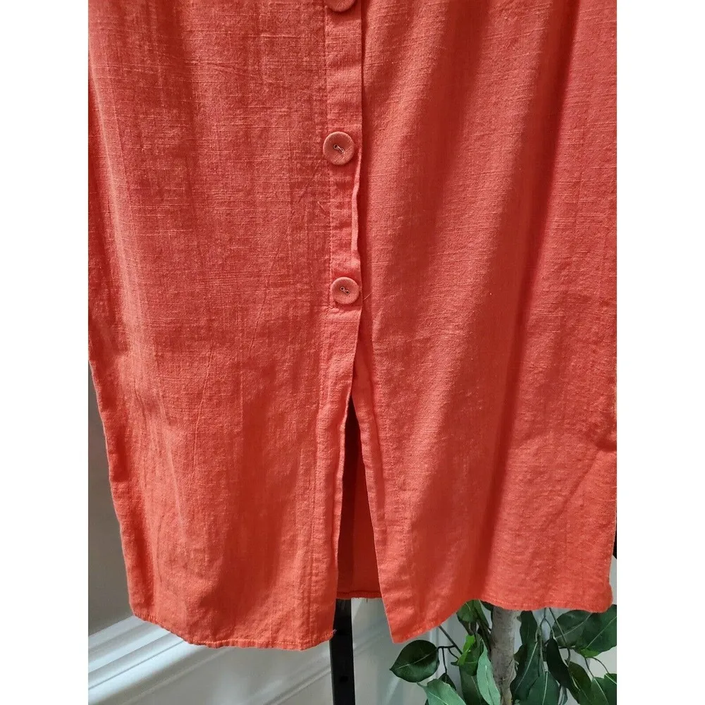 Sheln Women's Solid Red 100% Cotton Zippered A - Image 3