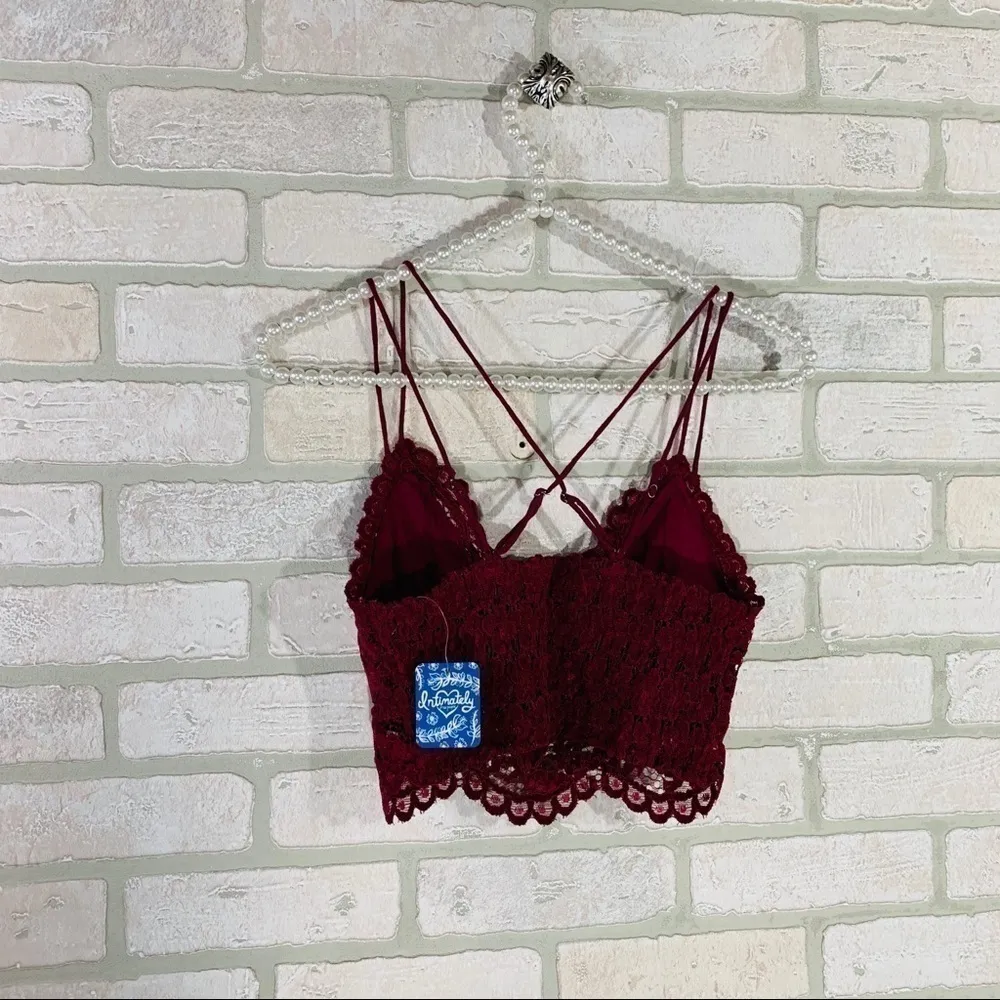 Free People NWT Celine Bralette in Mulberry - Image 5