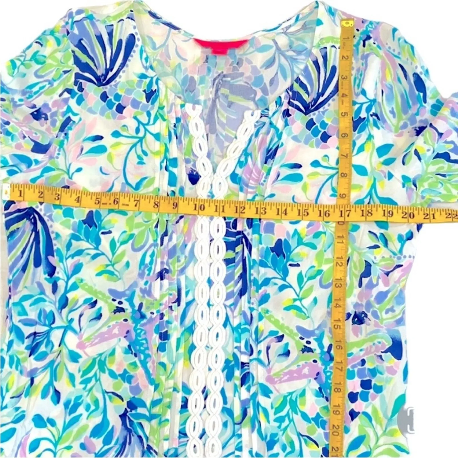 Lilly Pulitzer Large Dress Hollie Tunic Resort Cruise Beach Coastal Vacation 70s - Image 8