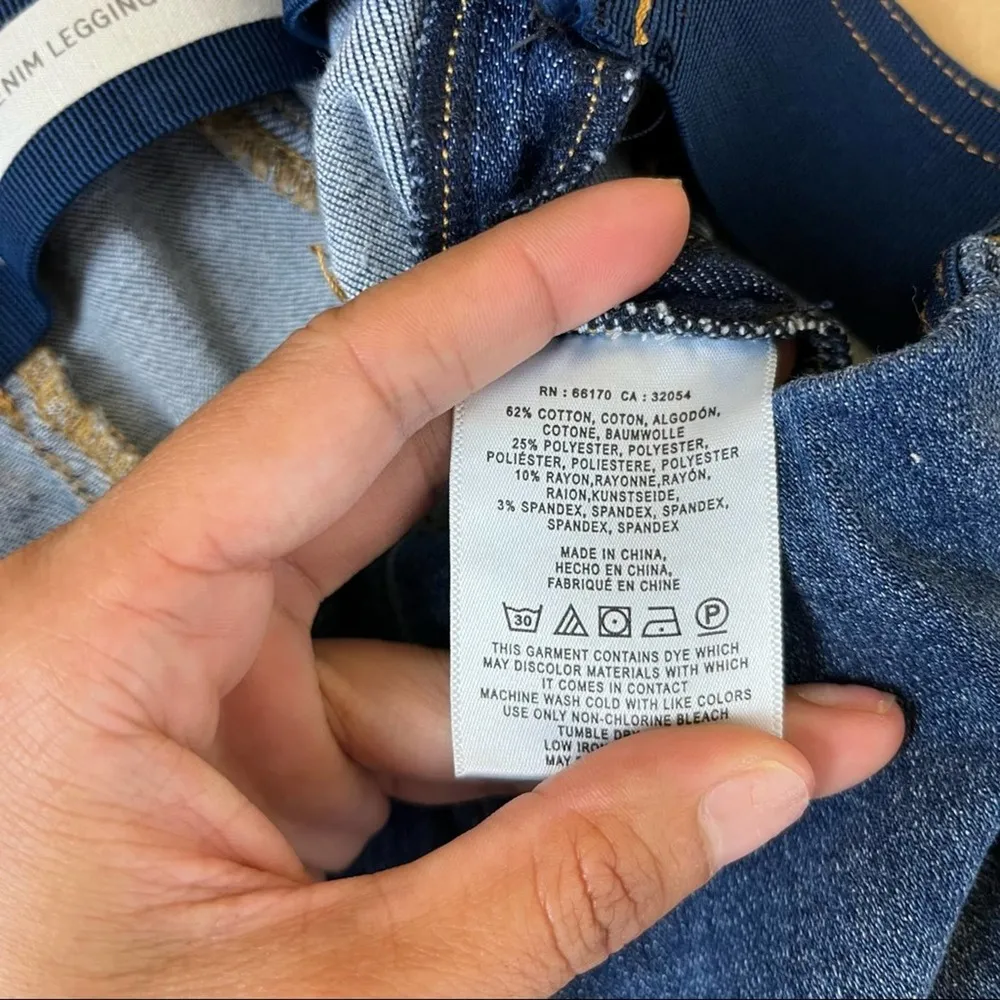 Anthropologie Pilcro and the Letterpress High Waisted Denim Leggings - Image 9