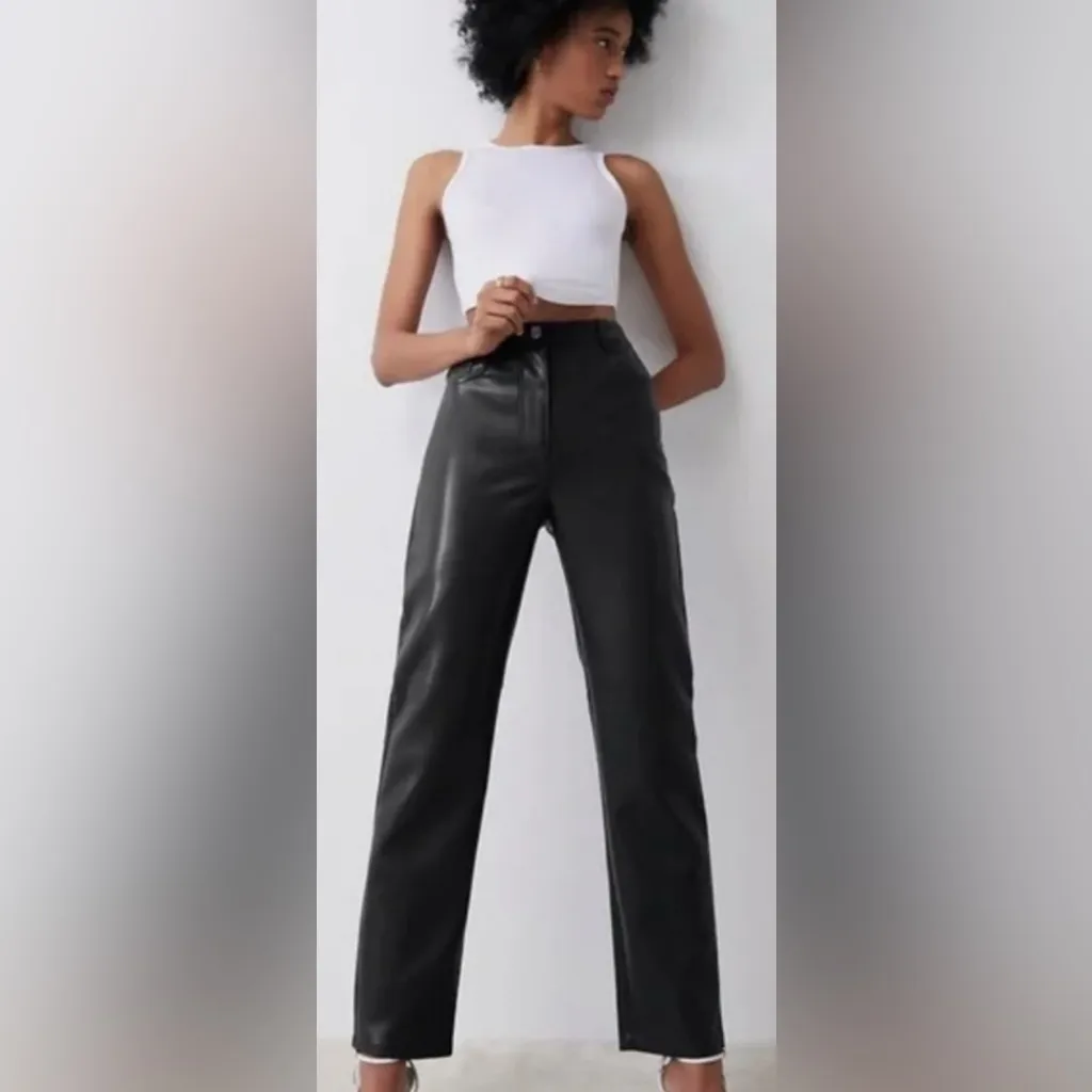 NWOT Wilfred Black Straight Leg Pants - Image 4