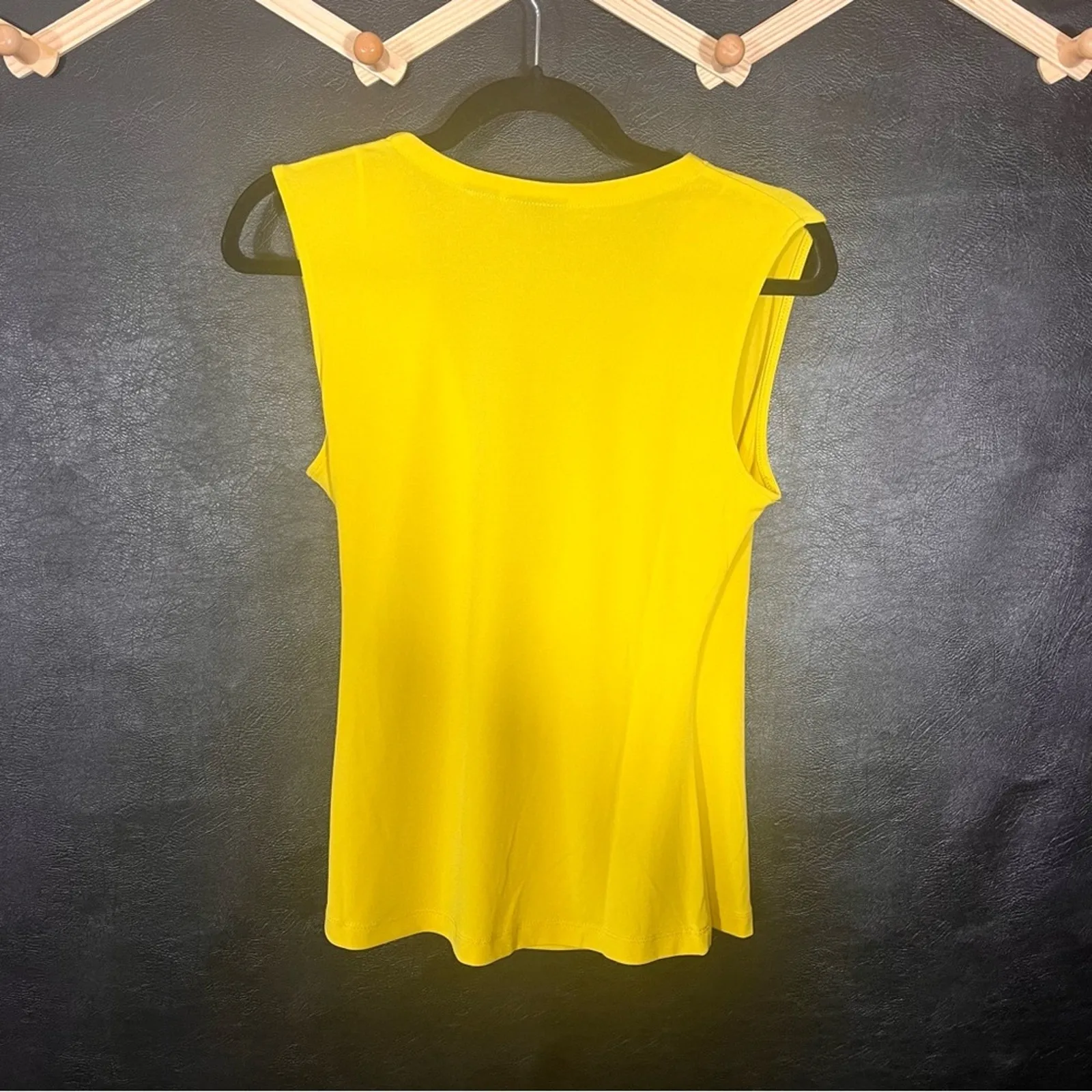 Tahari Yellow Tank‎ Top Size Small - Image 2