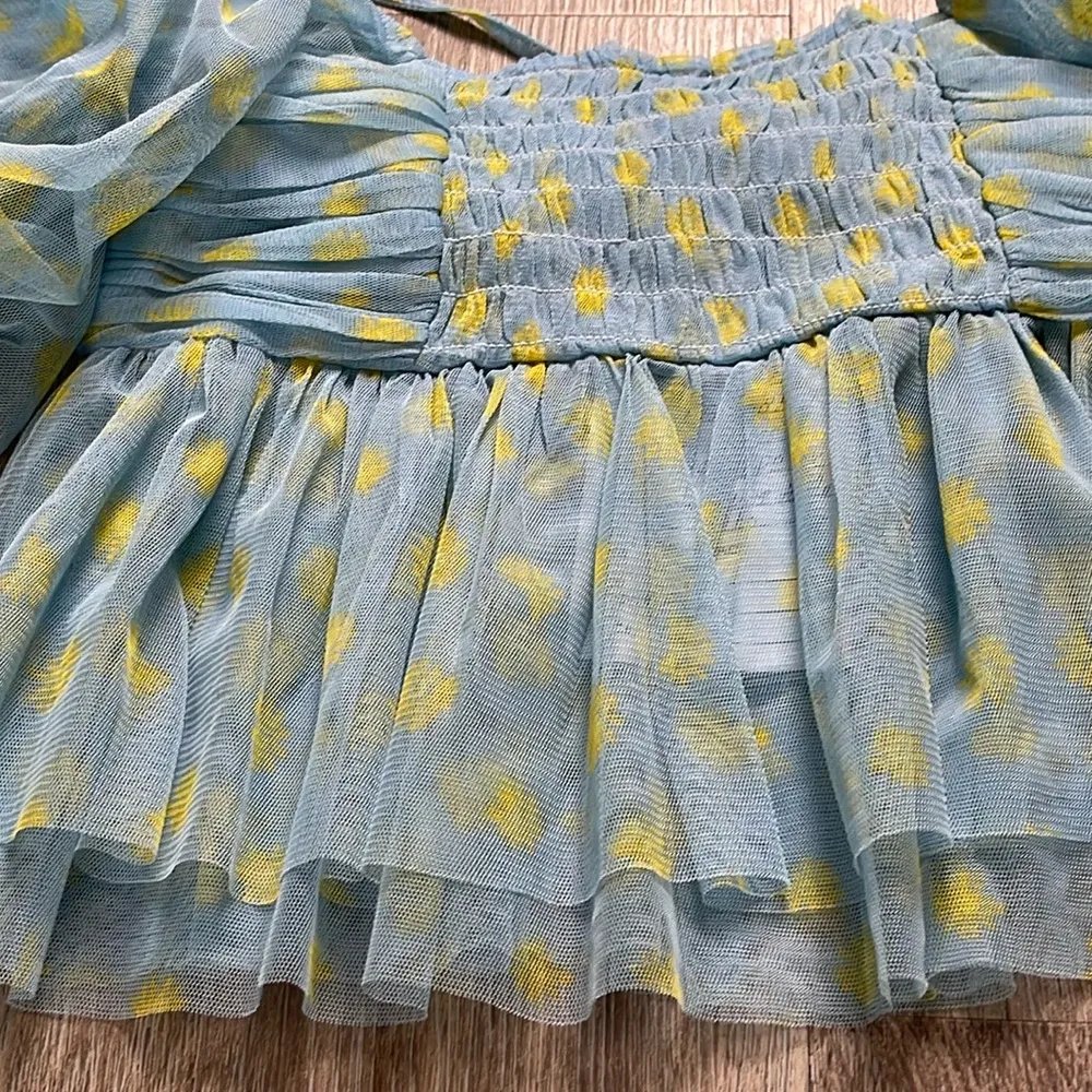 Free People “Penelope” Top – Sky Combo 
Rare Sample Piece! - Image 8