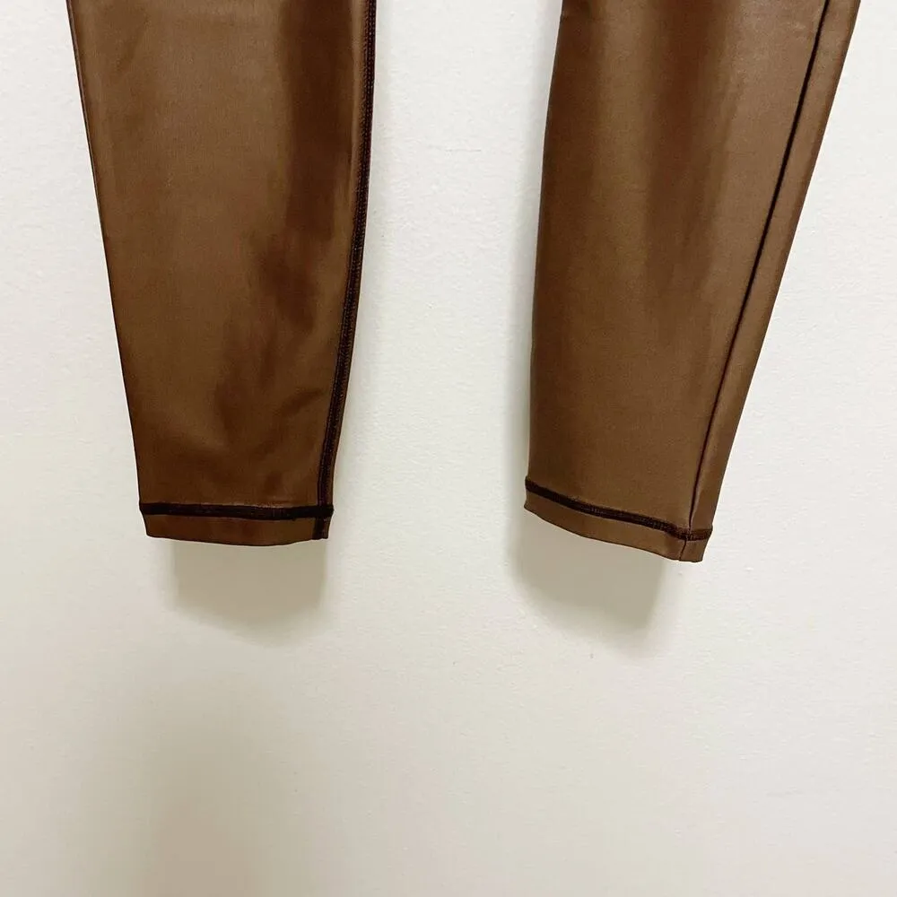 Savvi Mirage Liquid Leggings in Mocha Brown Size XS - Image 3