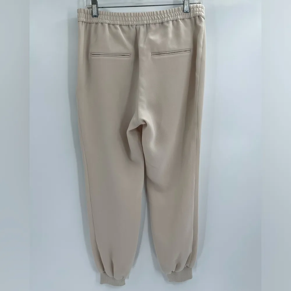 By Malene Birger Severine Beige Pull On Polyester Cotton Joggers Size 6/8 - Image 7