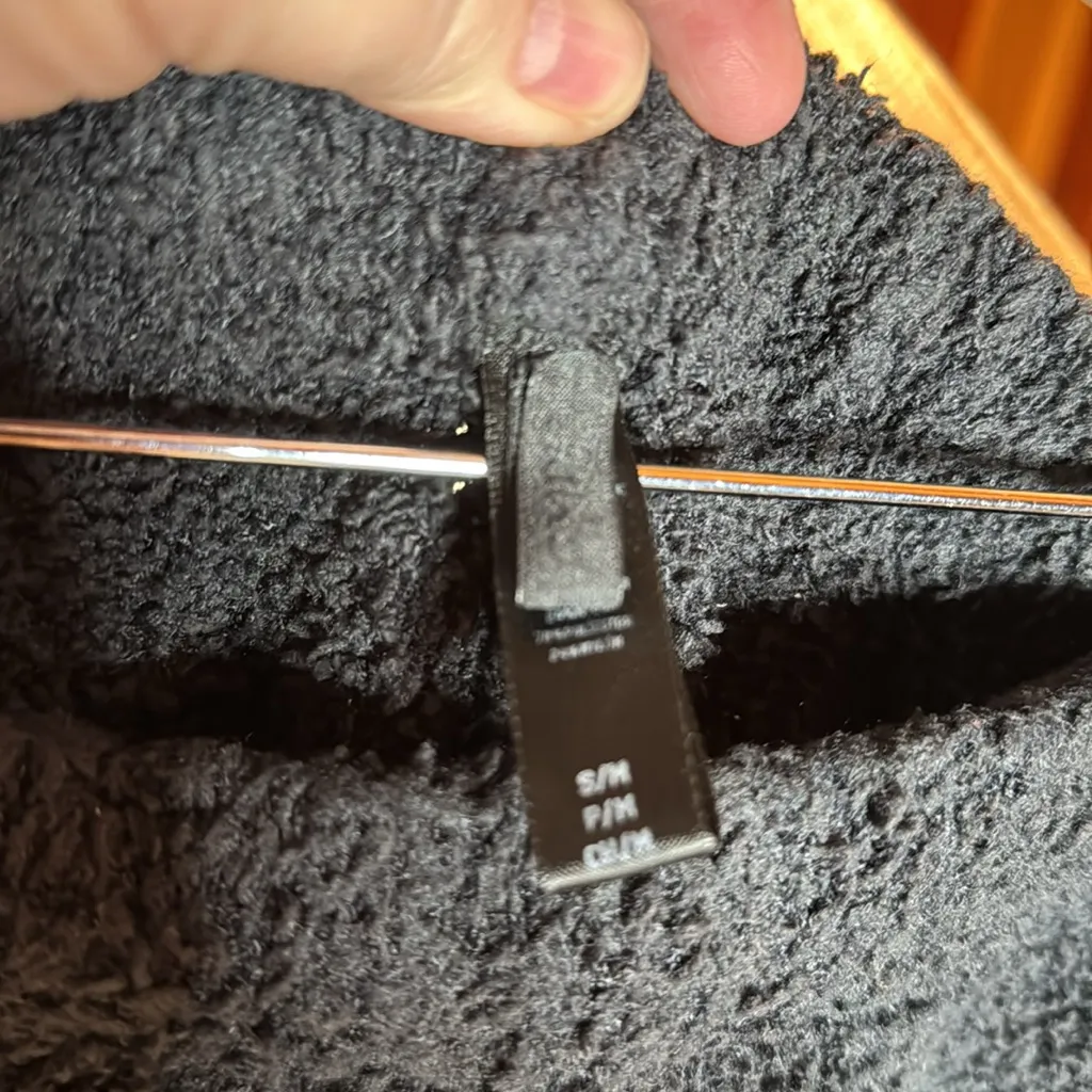 SKIMS COZY KNIT UNISEX JOGGER ONYX BLACK SIZE SMALL / MEDIUM - Image 7