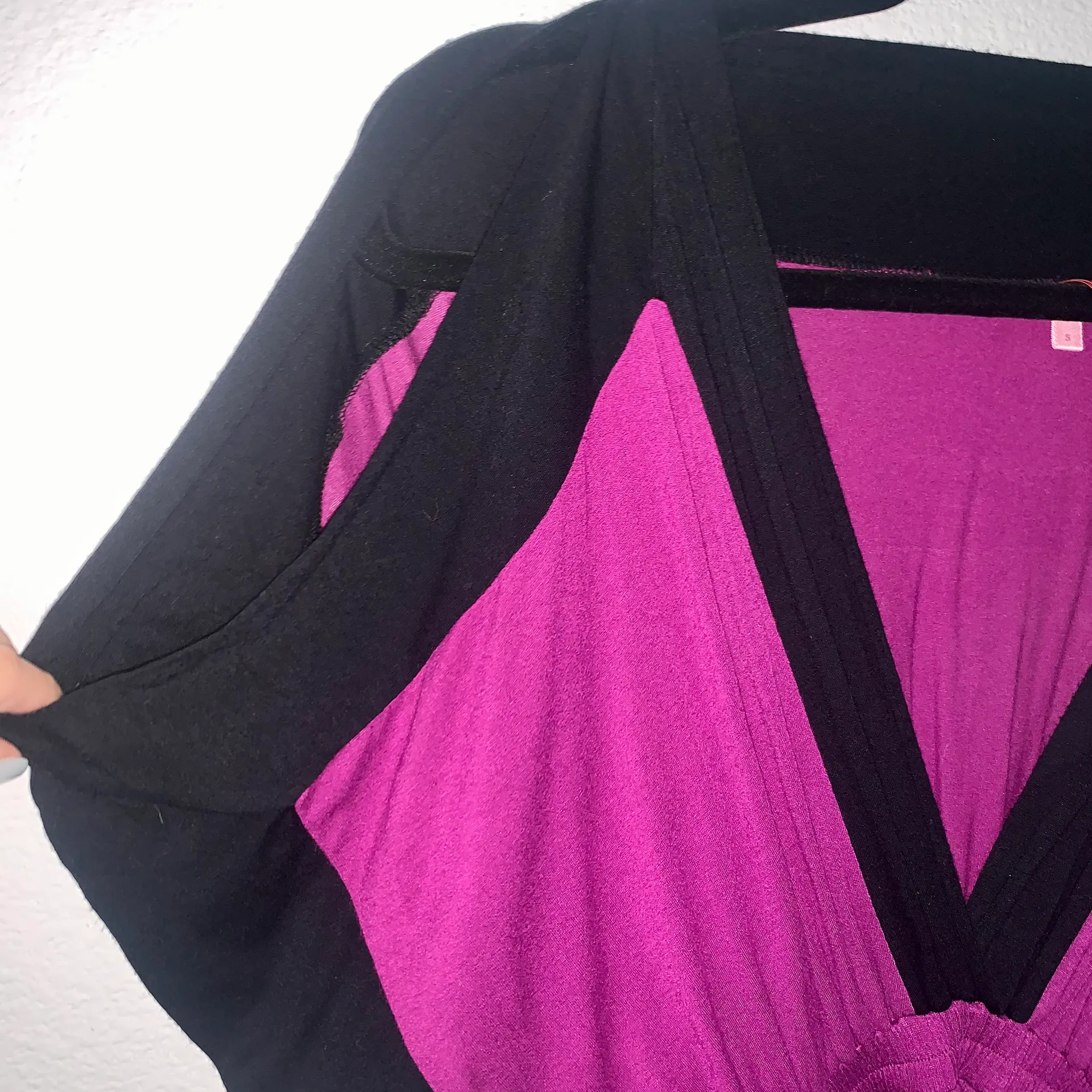 Color Block Cold Shoulder Dress - Image 5