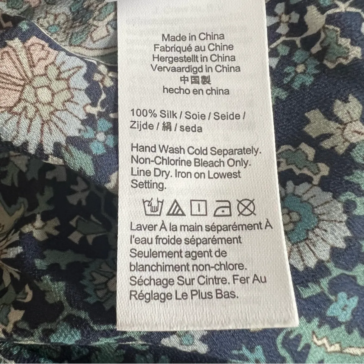 Tie-Front Paisley Silk Shirtdress - Image 10