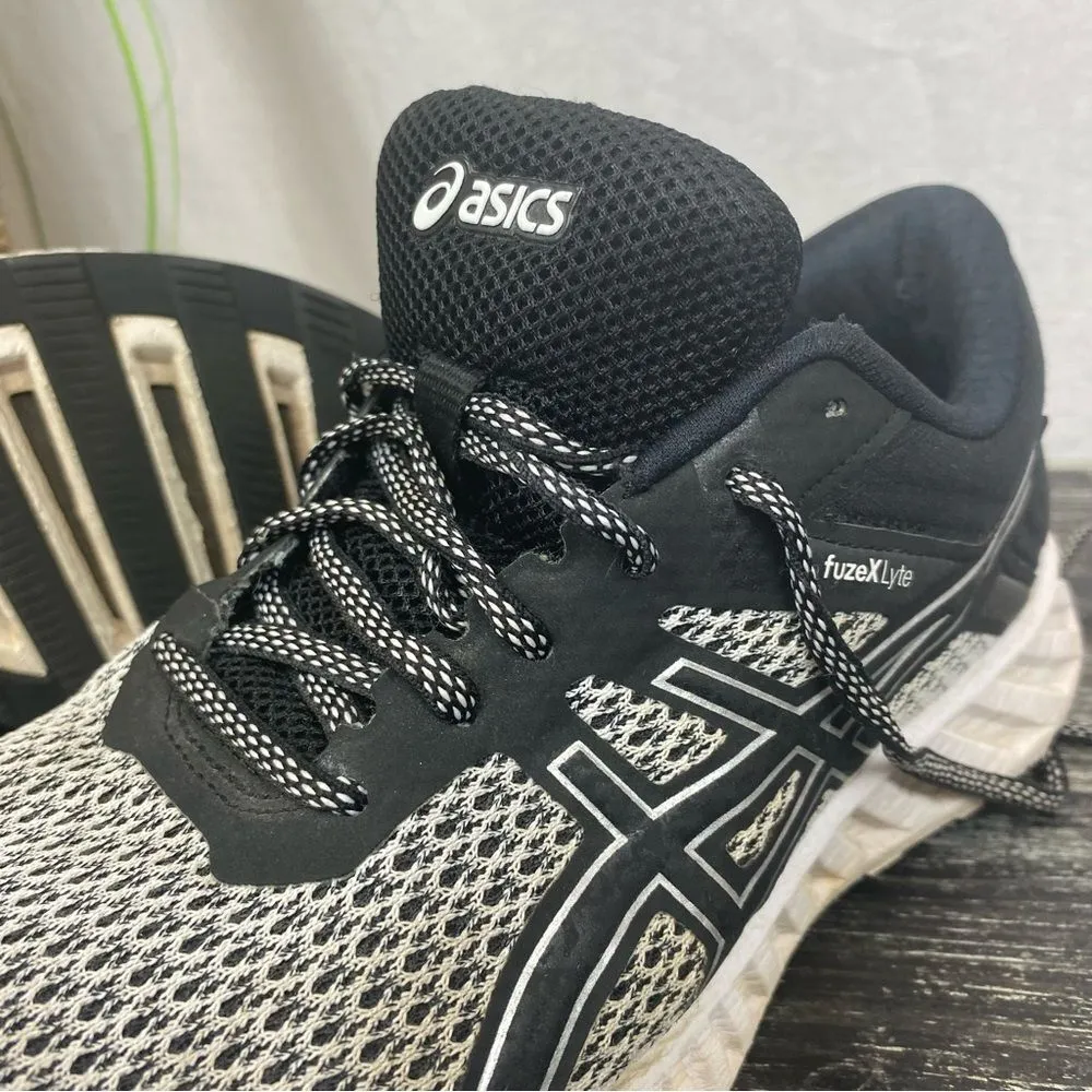 Asics Women's Gray & Black Athletic Sport F131018 Sneakers Shoes Trainers 8 - Image 5