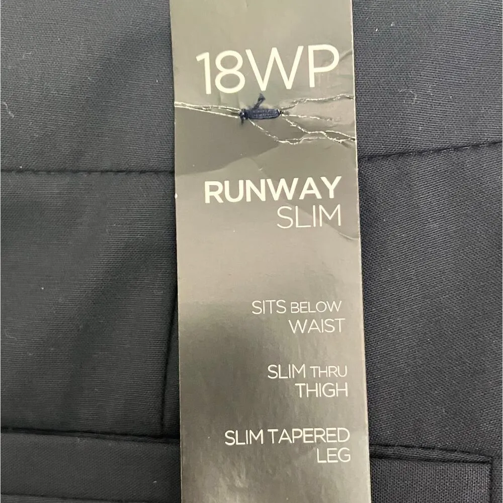 Jones New York Runway Slim Dress Pants Black 18WP - Image 7