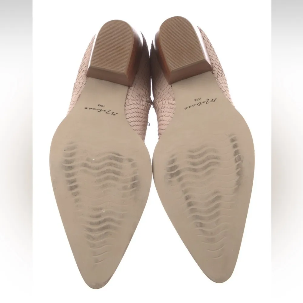 Matisse Snake Western Boot Pink Size 10 - Image 4