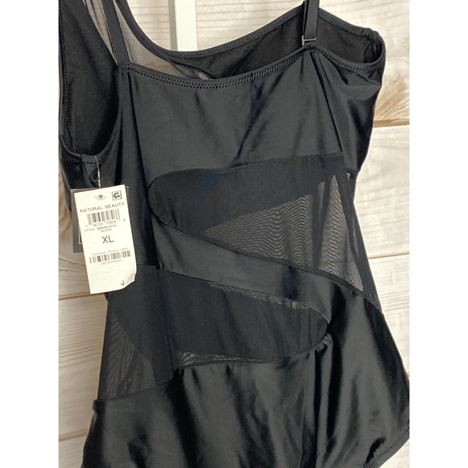 Brand New Bar III Women's XL Black Natural Beauty One Piece Bodysuit - Image 9