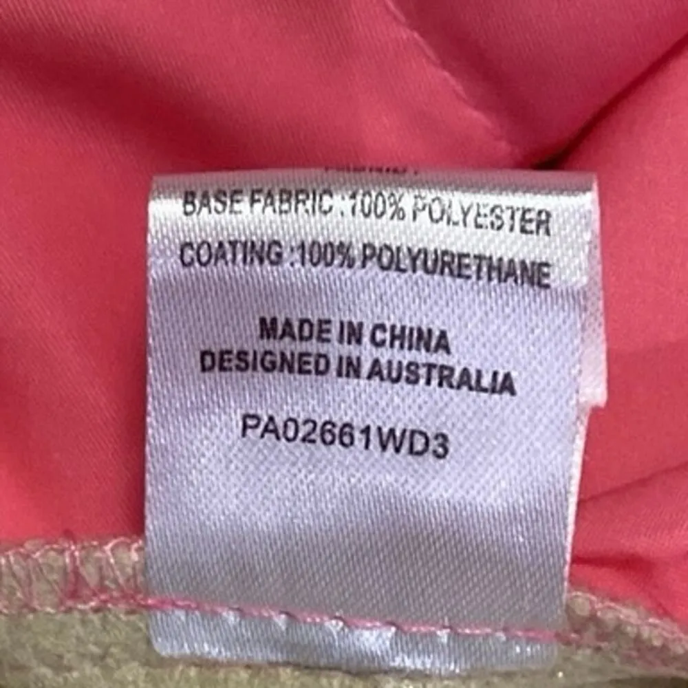 Meshki Women's Faux Leather Pink High Rise Tyra Straight Leg Regular Pants Sz M - Image 5