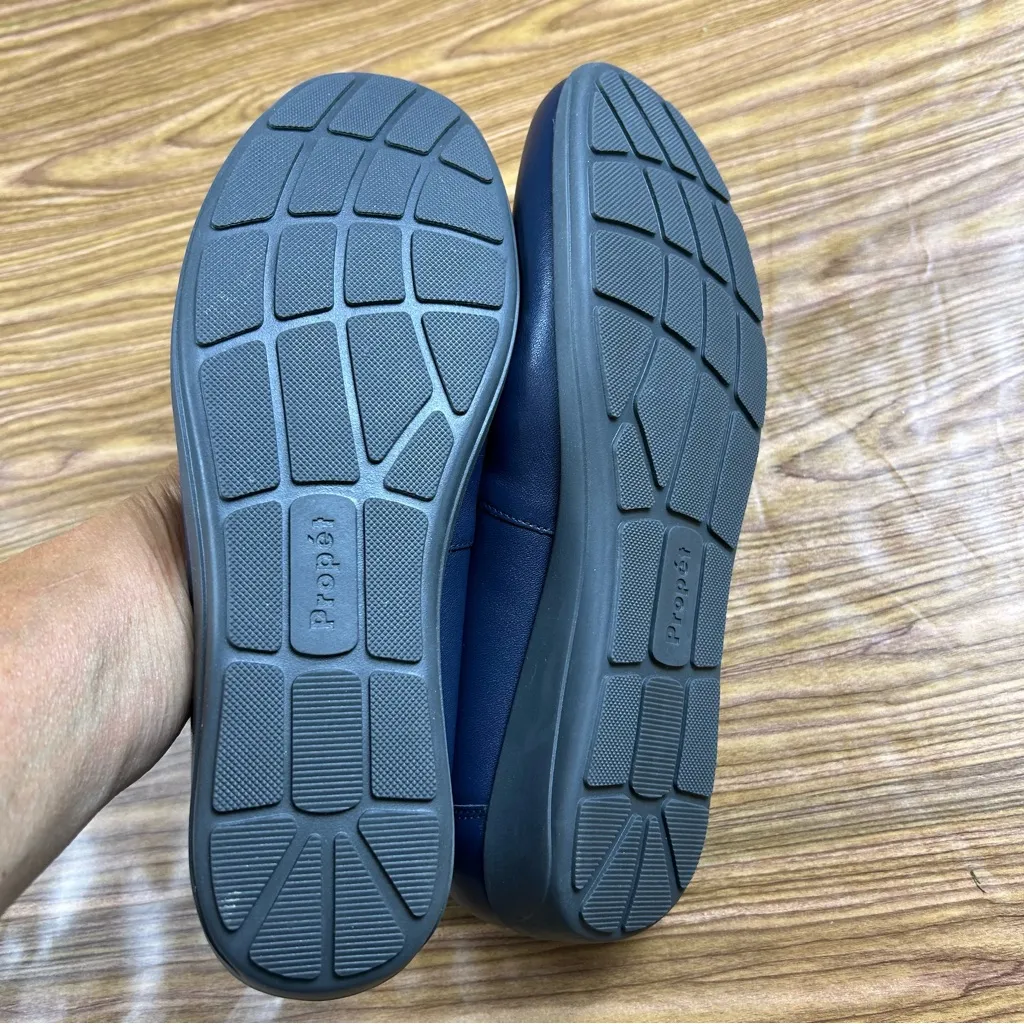 Propet Yara Flats Navy Blue Leather NWT - Image 8