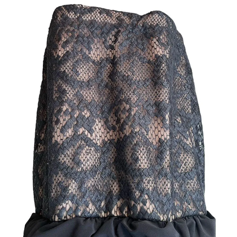 Aiden Mattox Black Blouson Sleeveless Cocktail Mini Dress, Sz 10 - Image 10