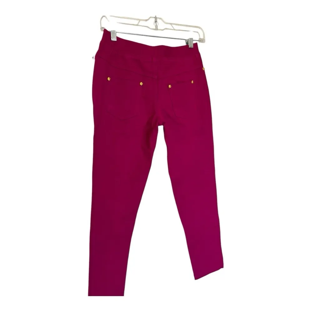 Vintage Pink Women Stretchy Flat Front Pant Size 2 - Image 4