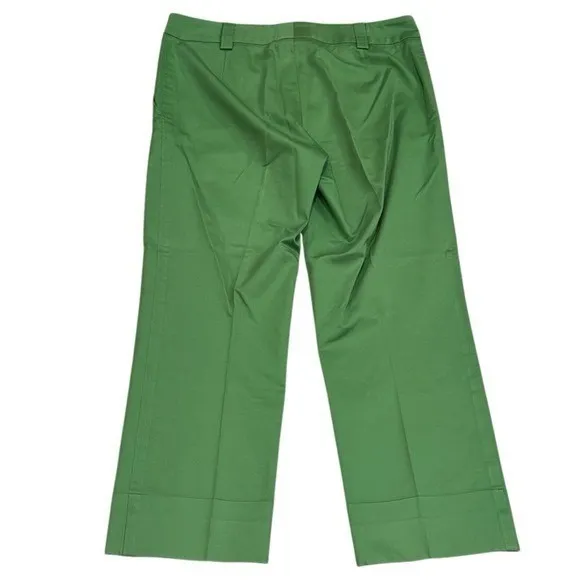 Jil Sander  Brat Green Crop Pants Women's Size EU36 US4 - Image 5