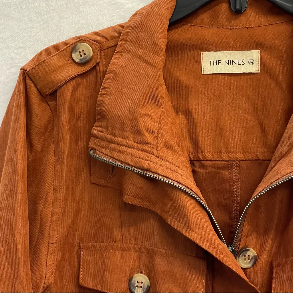 The Nines Rust Orange Jacket Size Medium Brown - Image 5