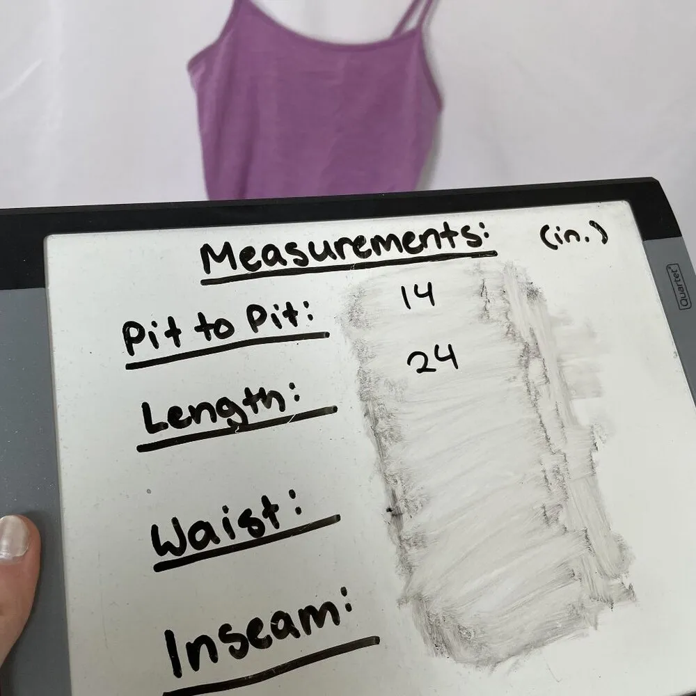 No Boundaries Womens Purple Tank Top S extra long casual comfortable shirt - Image 4