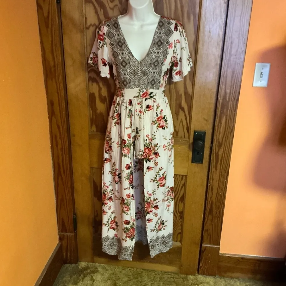 Angie boho floral romper dress - Image 9