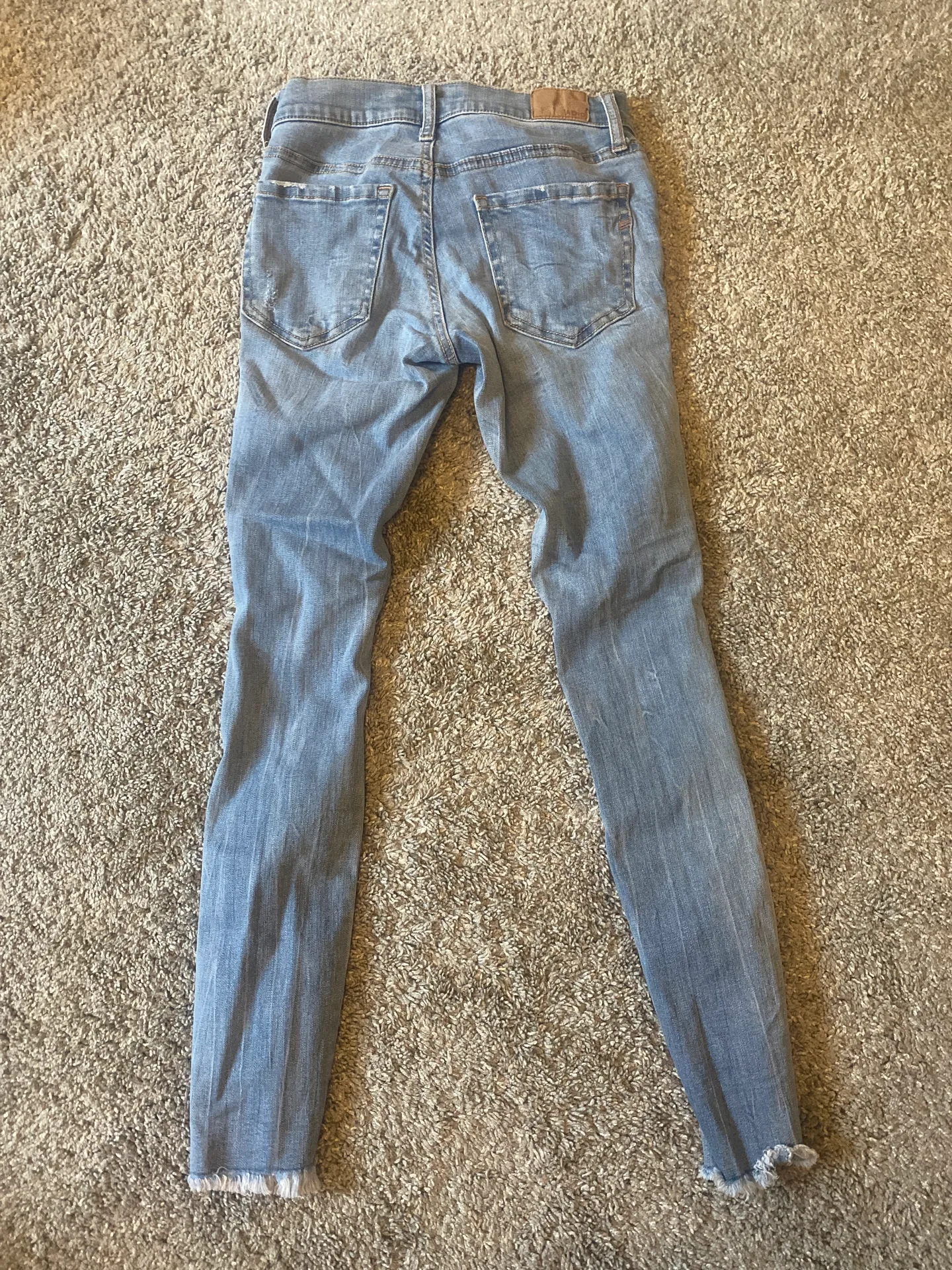 Low-Rise Ripped Jeans - Image 2