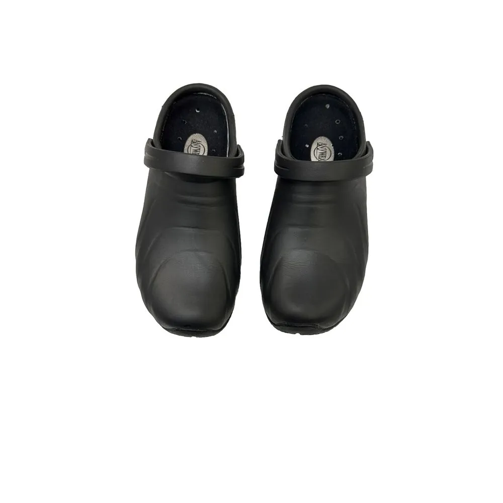 Anywear Women's Size 6‎ Black Nurse Clogs Shoes Slip On Non Slip - Image 3