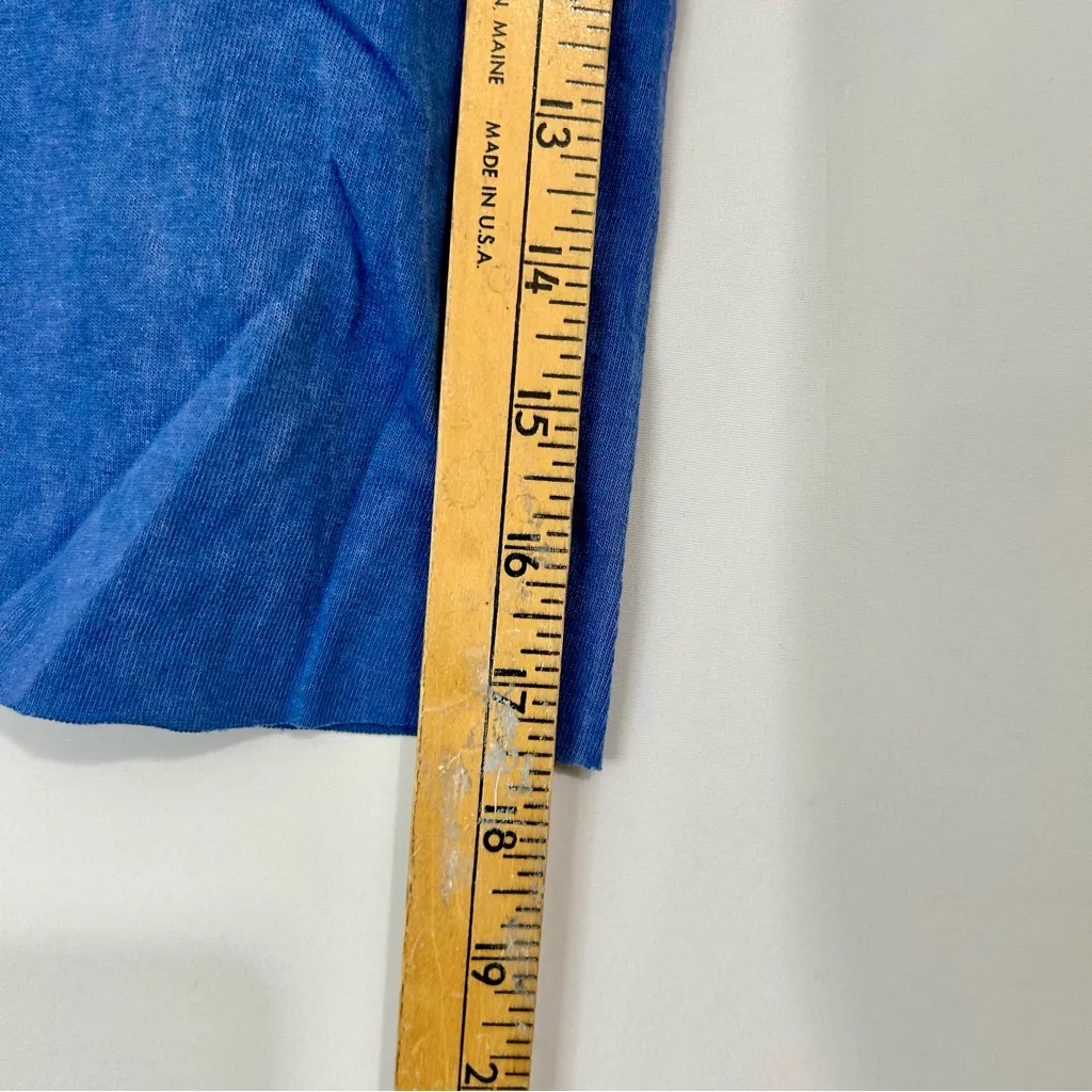 Ford Women’s Bronco Short Sleeve Cotton Graphic Cropped Tee Blue Size Large NWOT - Image 4