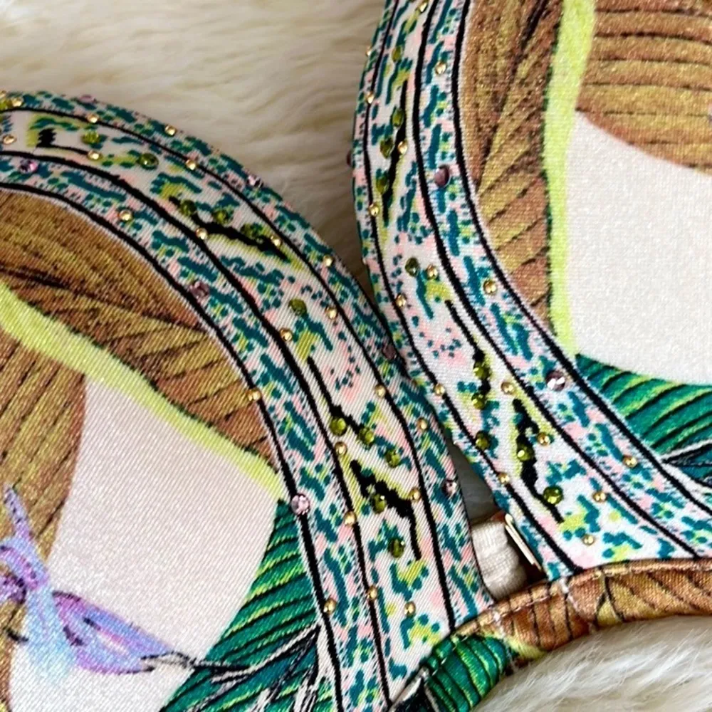 Victoria’s Secret Tropical Palm Bikini Top - Image 2