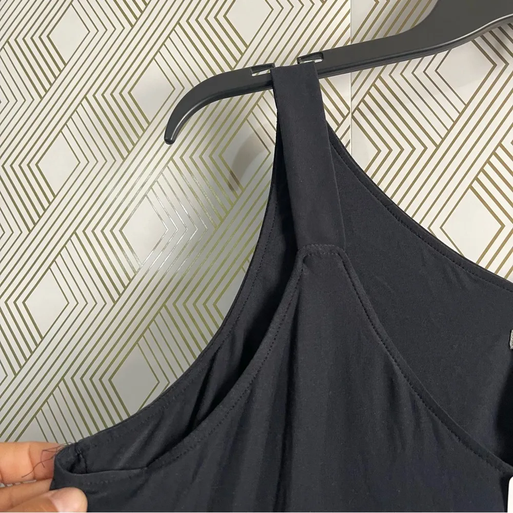 Soma Bliss knit scarf tunic SZ M Black Size M - Image 5