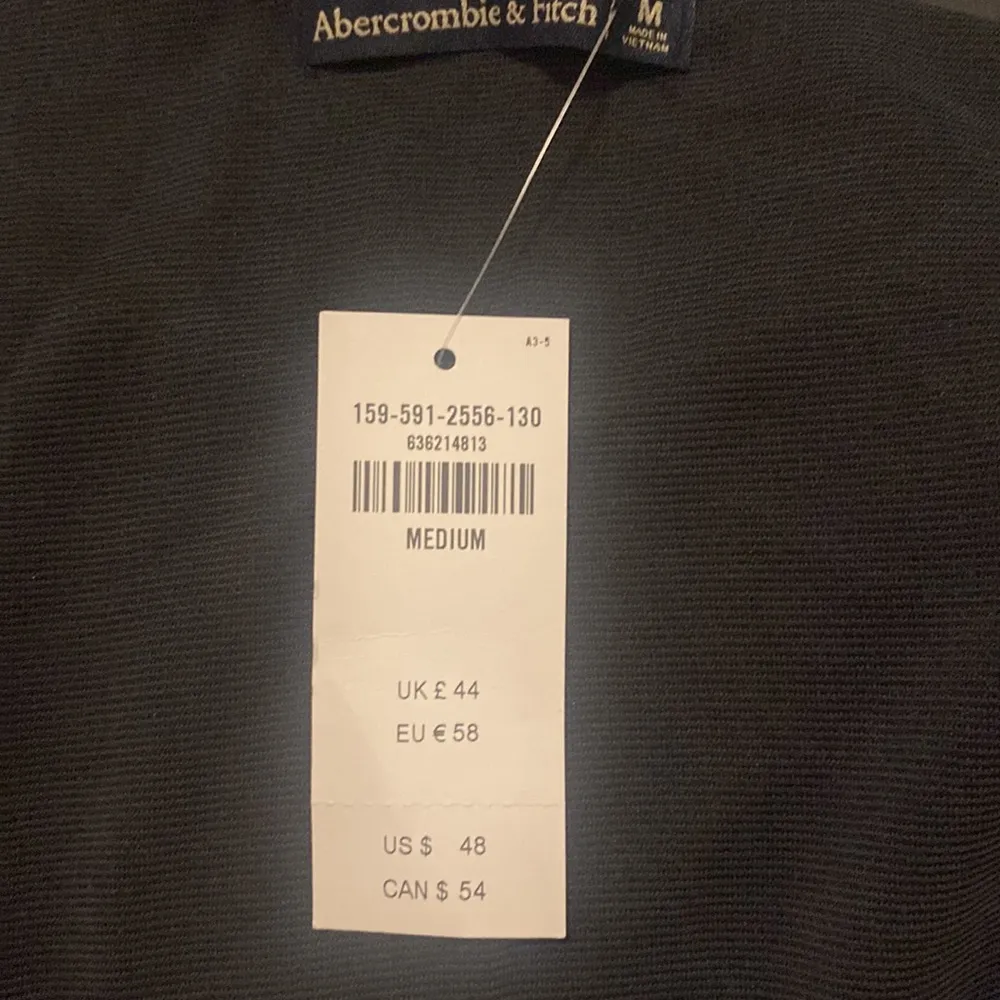 NWT Abercrombie & Fitch Dk Gray Tank Dress Sz M - Image 5