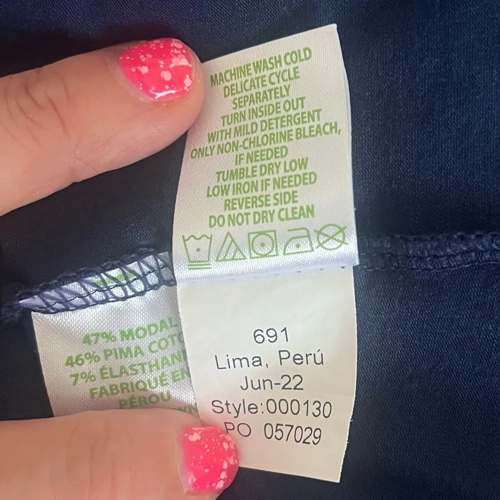 Lilly Pulitzer Finn Top Long Sleeve Multi Take Me To The Sea Size XS - Image 8