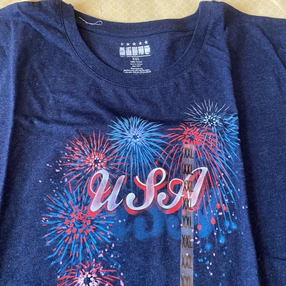Women’s Blue Patriotic T - Image 2