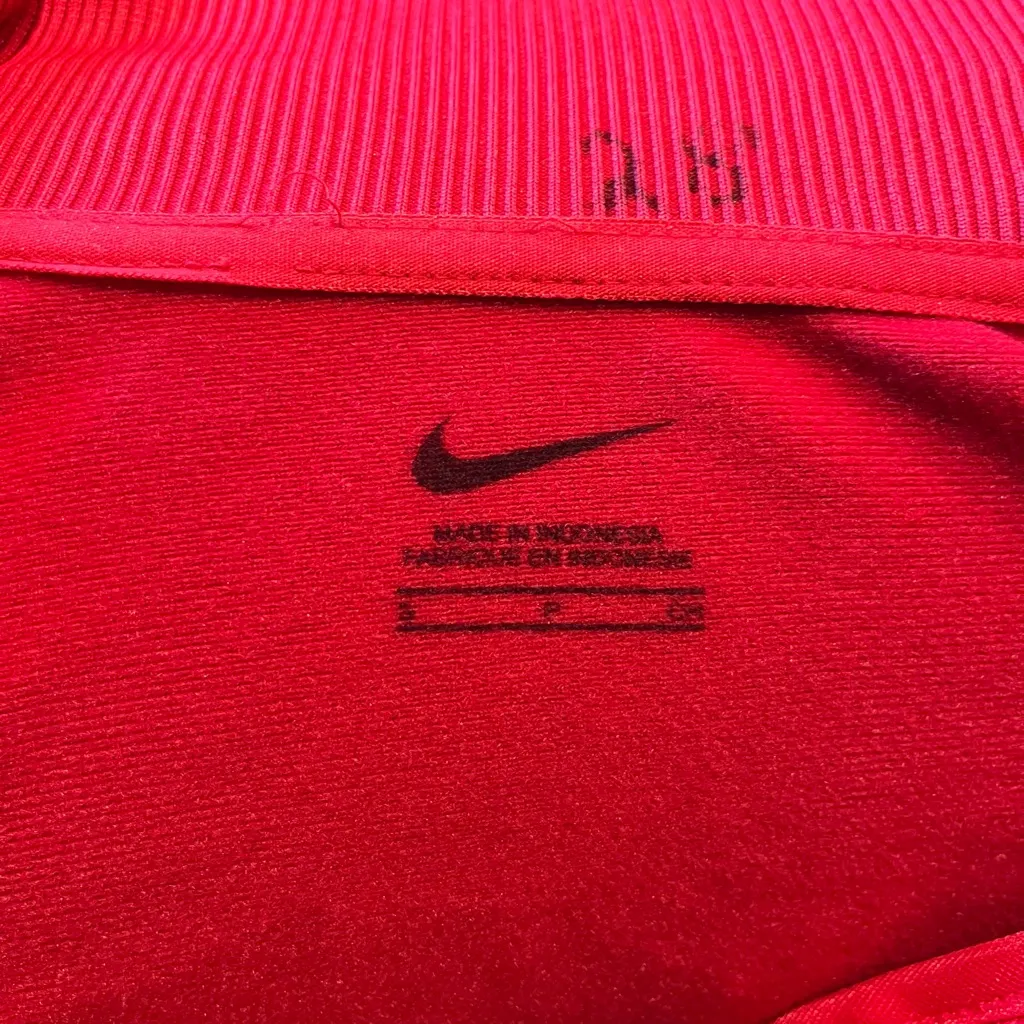 Nike Cornell Soccer Red Full Zip Sweatshirt - Size Small - Image 9