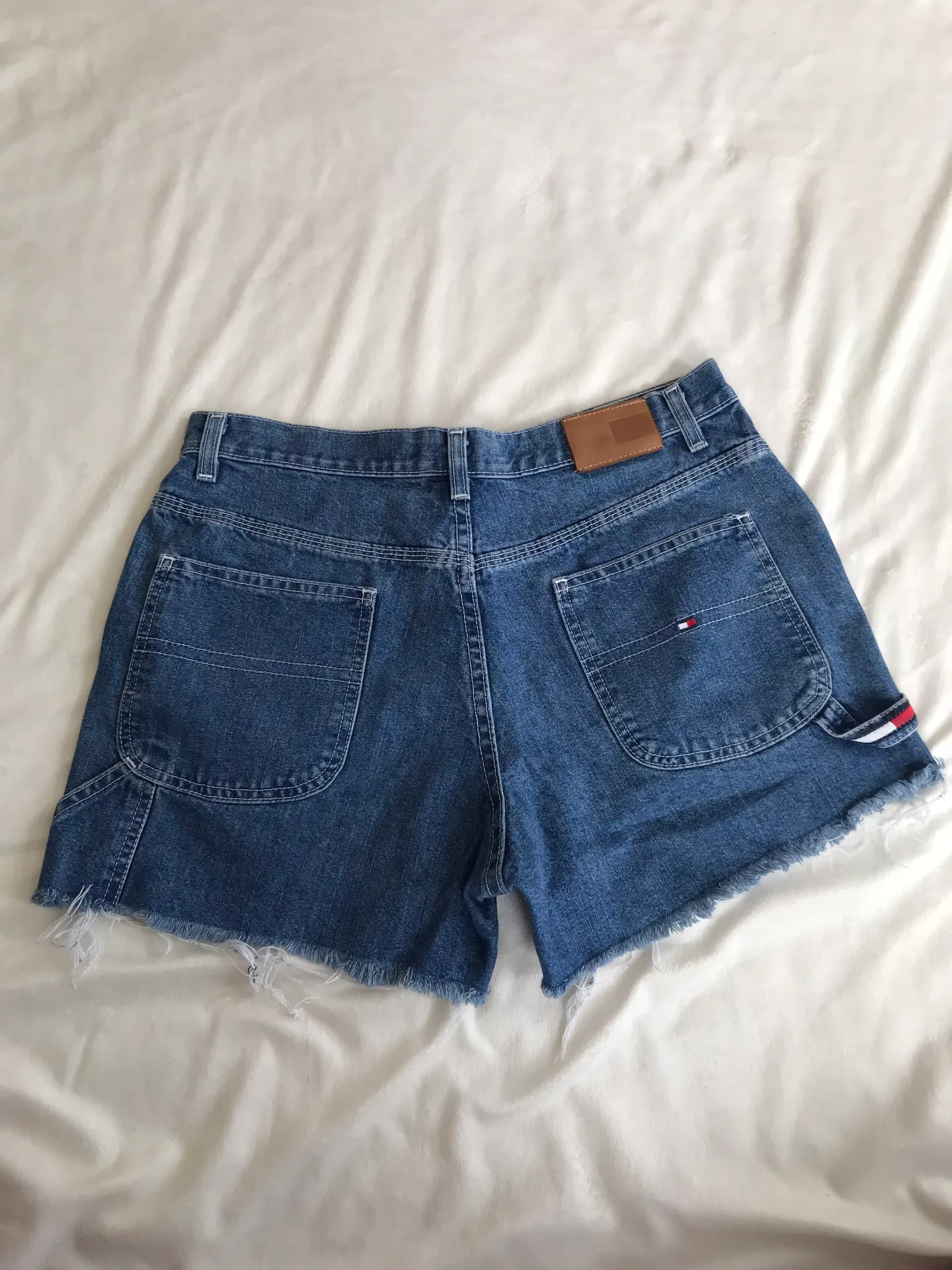 High Waisted Denim Shorts - Image 2