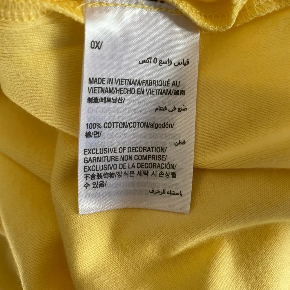 NWT Karen Scott Yellow Short Sleeve Lace Up Top - Image 8