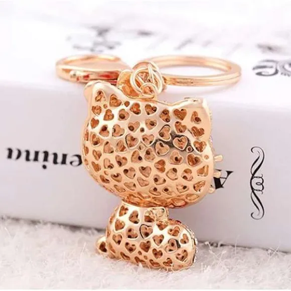 Hello Kitty Crystal Keychain/Bag Charm - Image 2