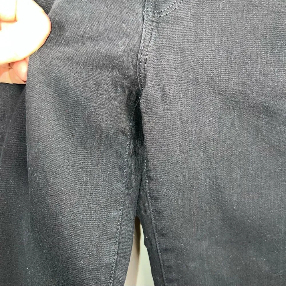 Black Le Skinny de Jeanne in Film Noir Wash Size 27 Rise 8.5” - Image 12