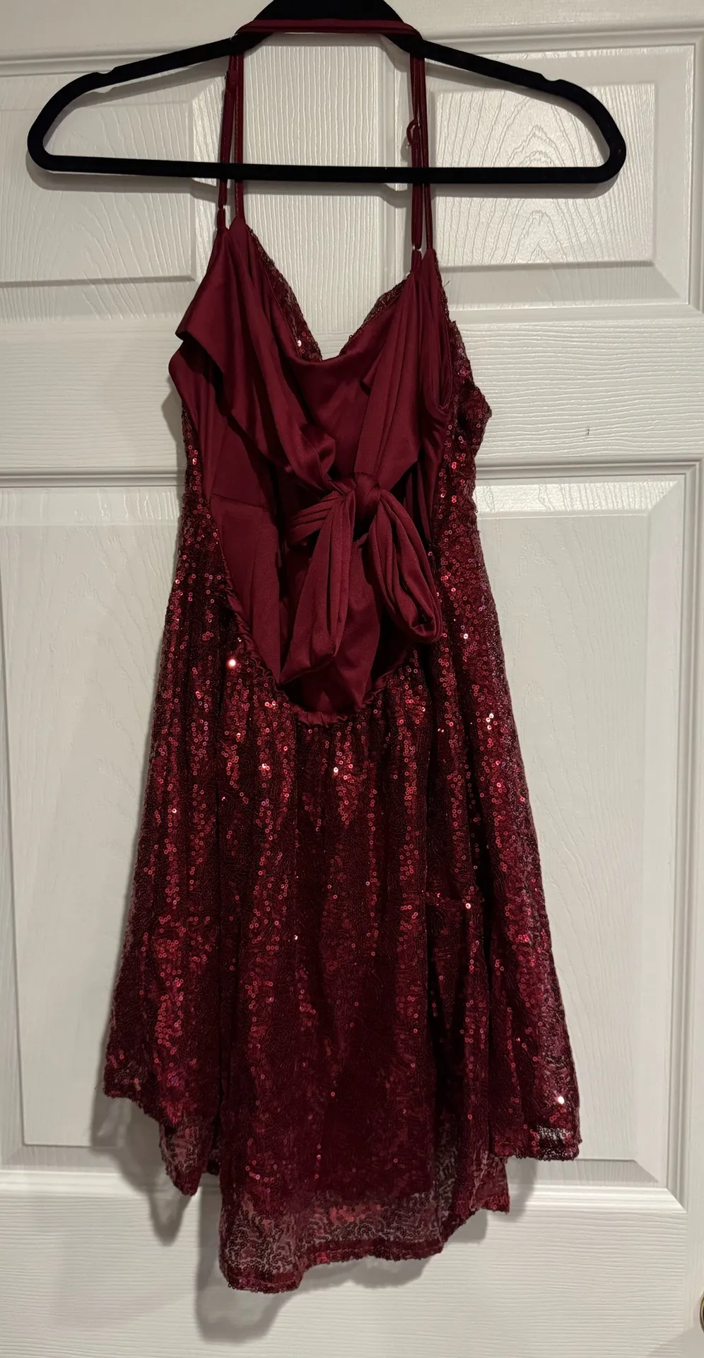 Red Sequin Dress Size XL - Image 2