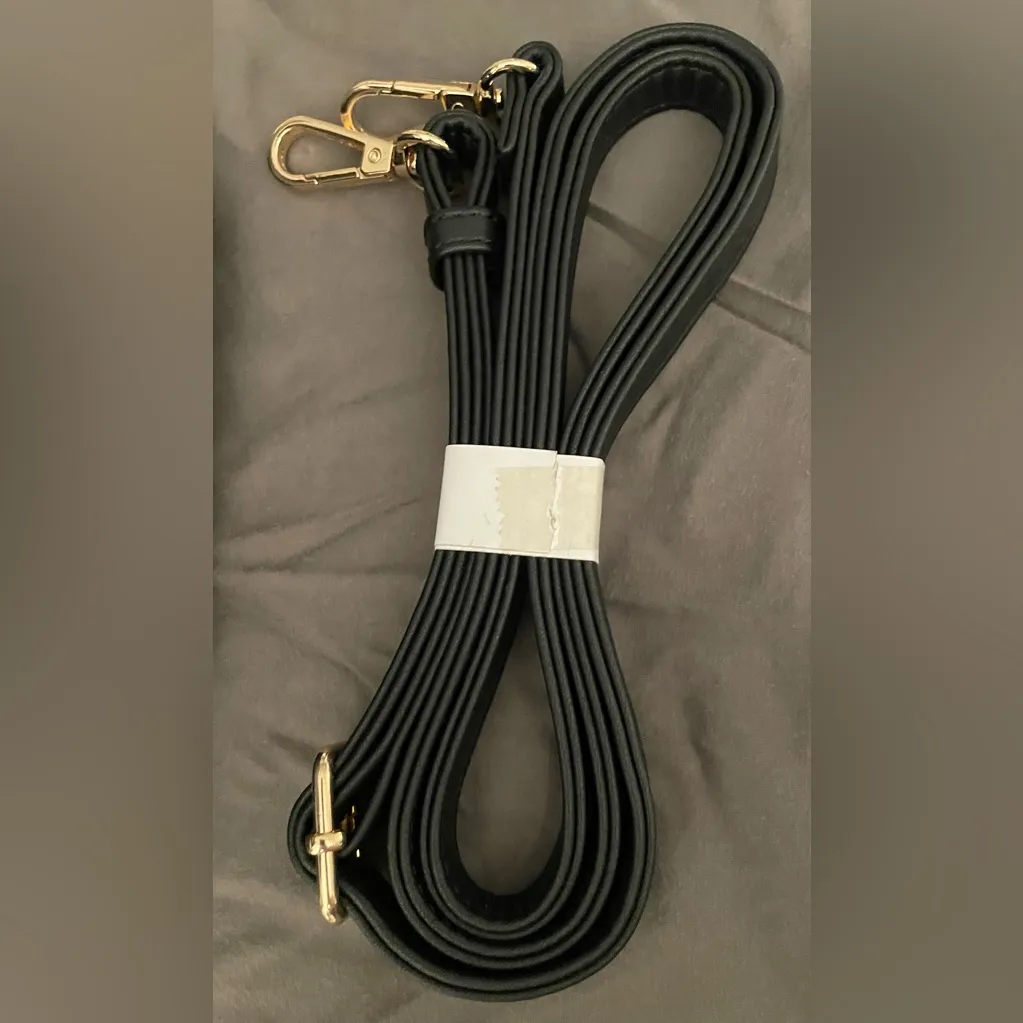 AOTA | Croc Embossed Top Handle Bucket Bag W/ Crossbody | $188 | NWT Black - Image 9