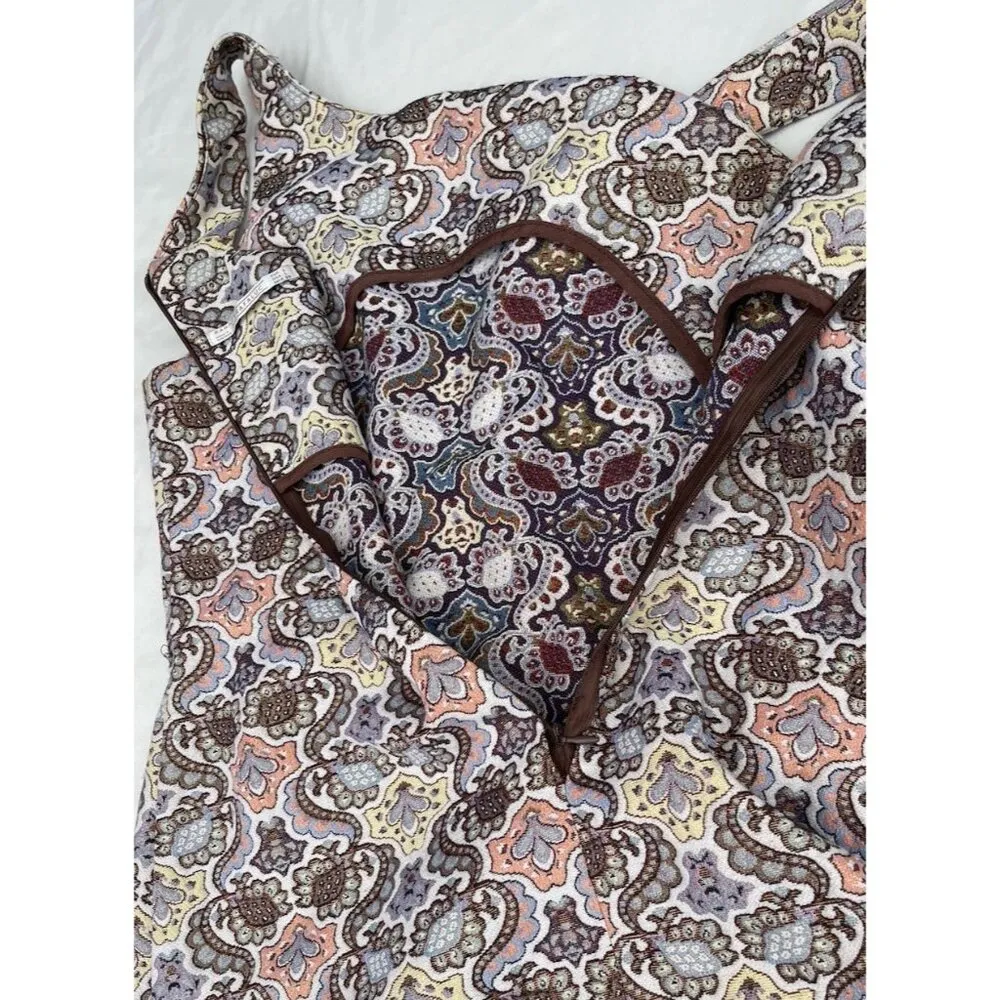 Zara Trafaluc Halter Women’s Dress Sz L Western Summer Spring Floral Travel - Image 13