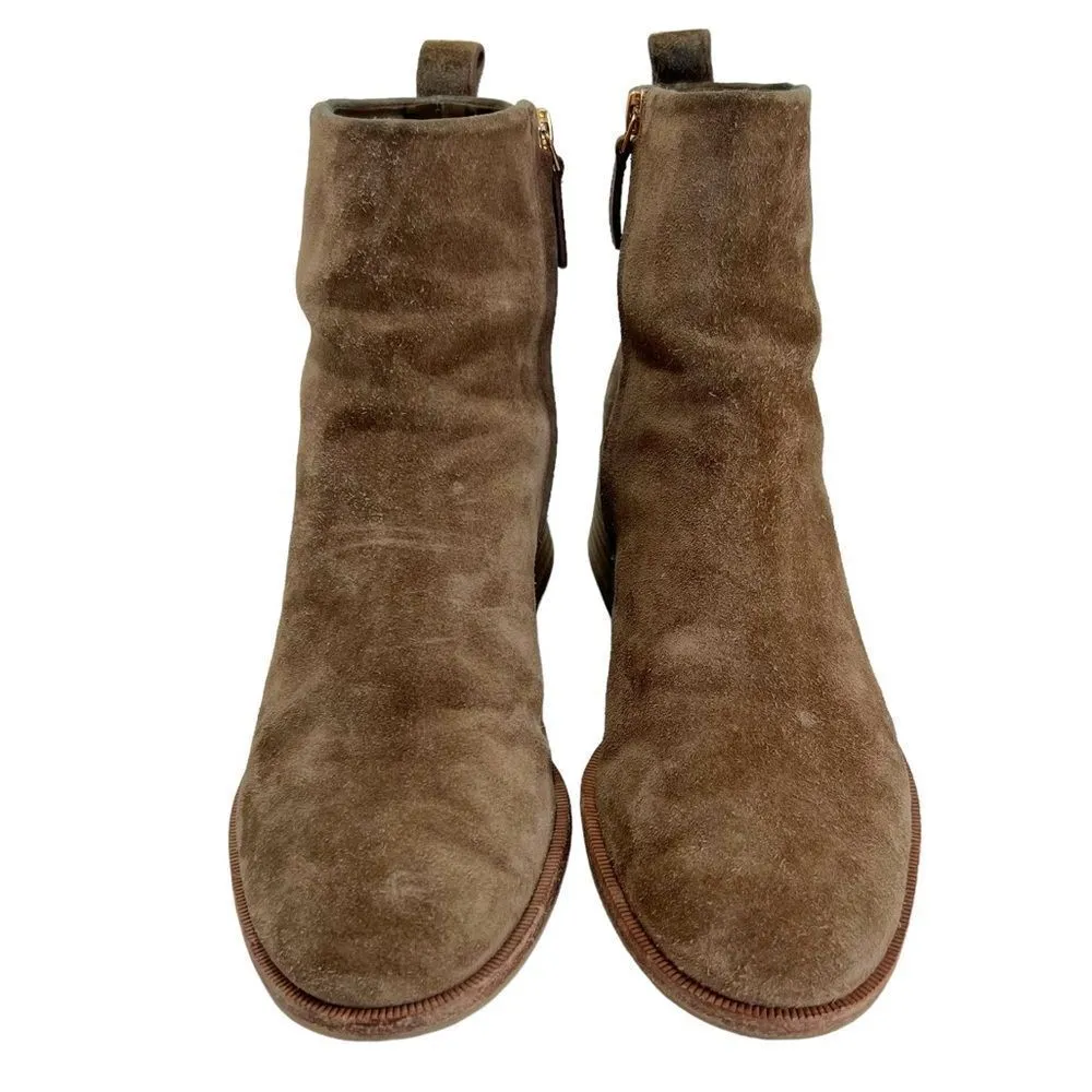 Tory Burch Casual Zip Up Booties in River Rock - Image 16
