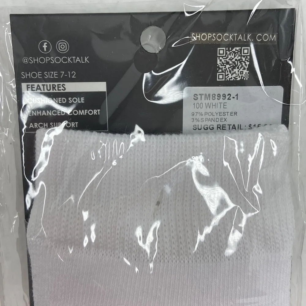 Shop Sock Talk Women's Rainbow Pride “EQUALITY” Festival Crew Socks NEW Red - Image 6