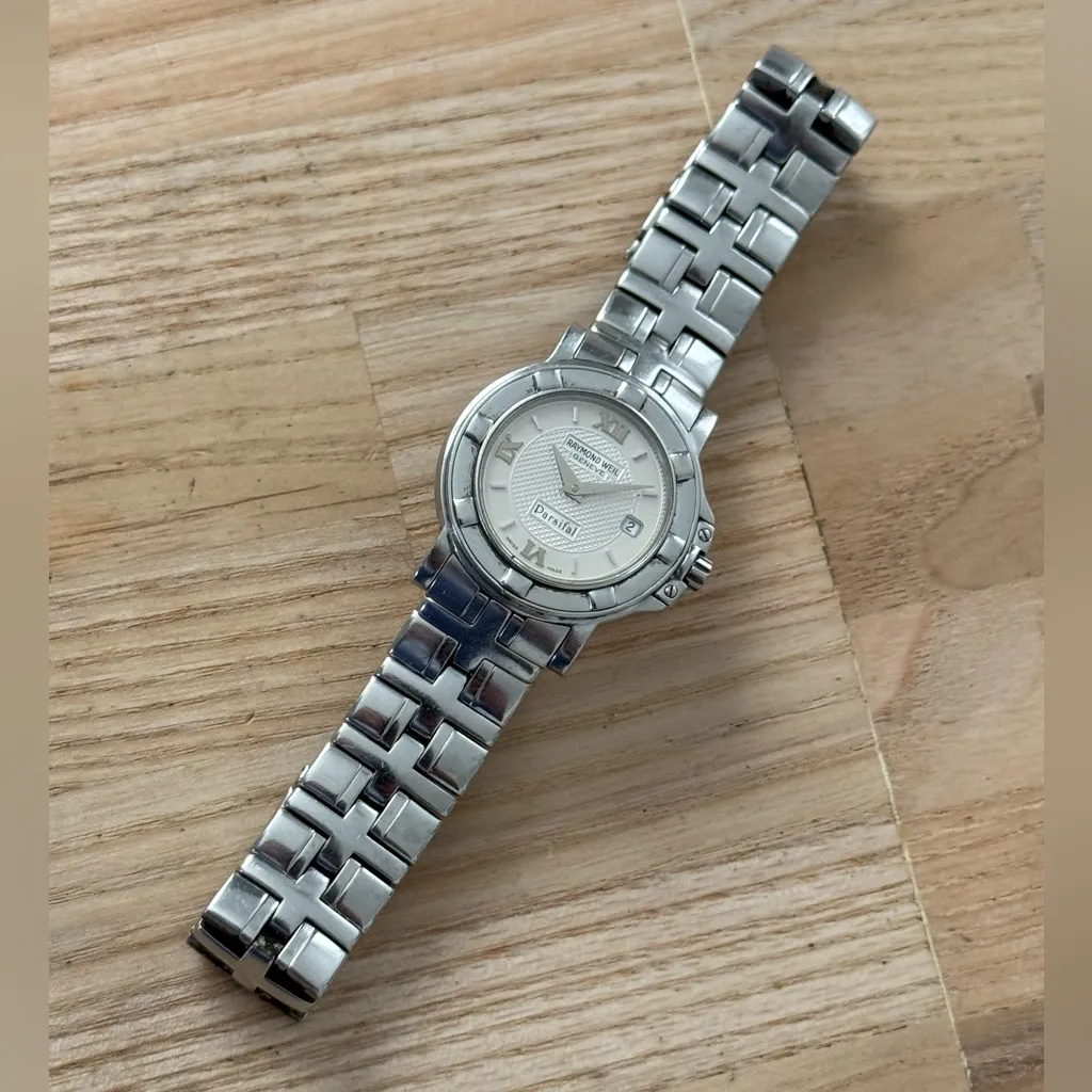 Raymond Weil Geneve Parsifal Ladies Watch Stainless Bracelet Case Silver Dial - Image 8