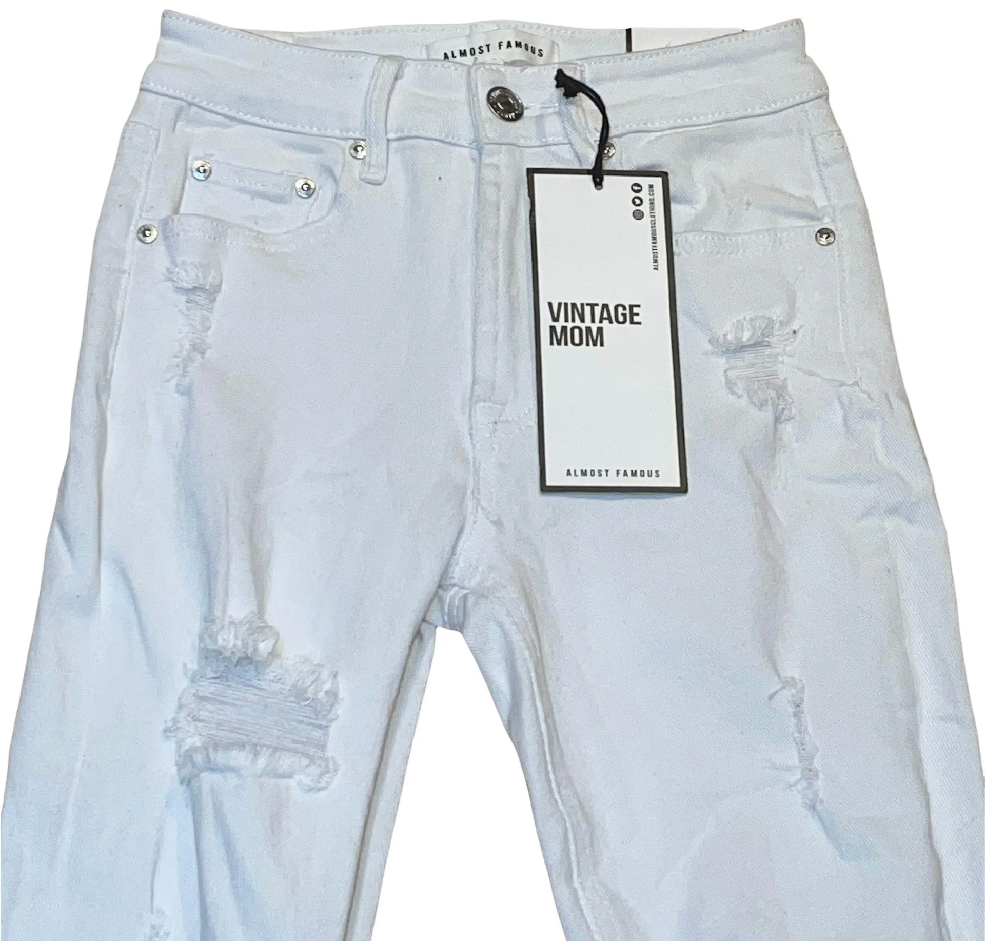 Distressed Vintage Mom Jeans - Image 3