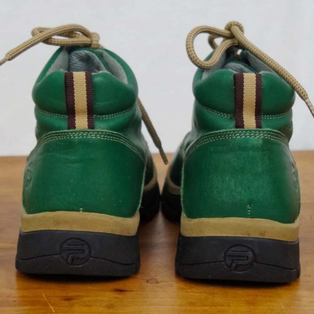 Pepe Jeans Ladies'  London Green Leather Ankle Boots  US 8 EU 38 - Image 12