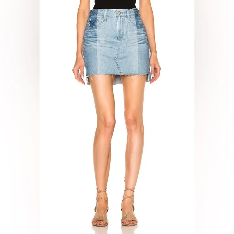 AG The Sandy Denim Skirt in 19 years fracture - Image 5