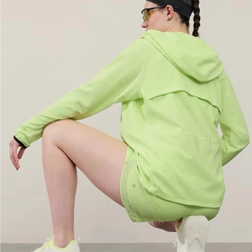 Athleta Dash Jacket, Aloe, Neon Green/Yellow, NWT, Size XL - Image 4